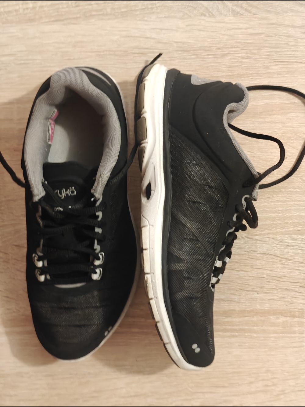 Ryka Dynamic 2.5 Ortholite Black Women’s Athletic Sneakers Size 8M